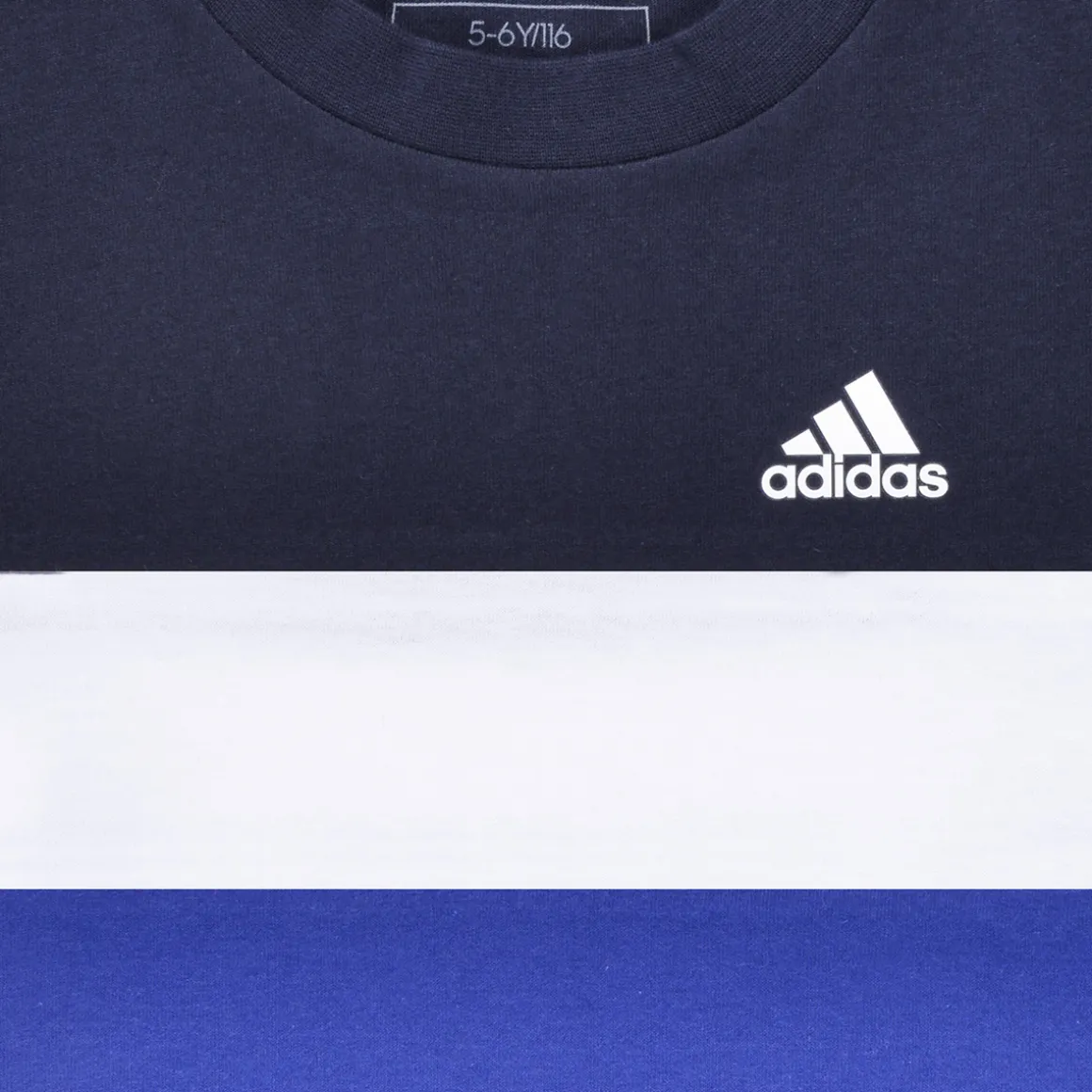 Adidas Sportswear - Tiberio 3-Stripes Colorblock Cotton T-Shirt