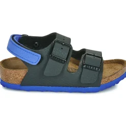 BIRKENSTOCK - Milano AS Kids BF Desert Soil Black/UBlu