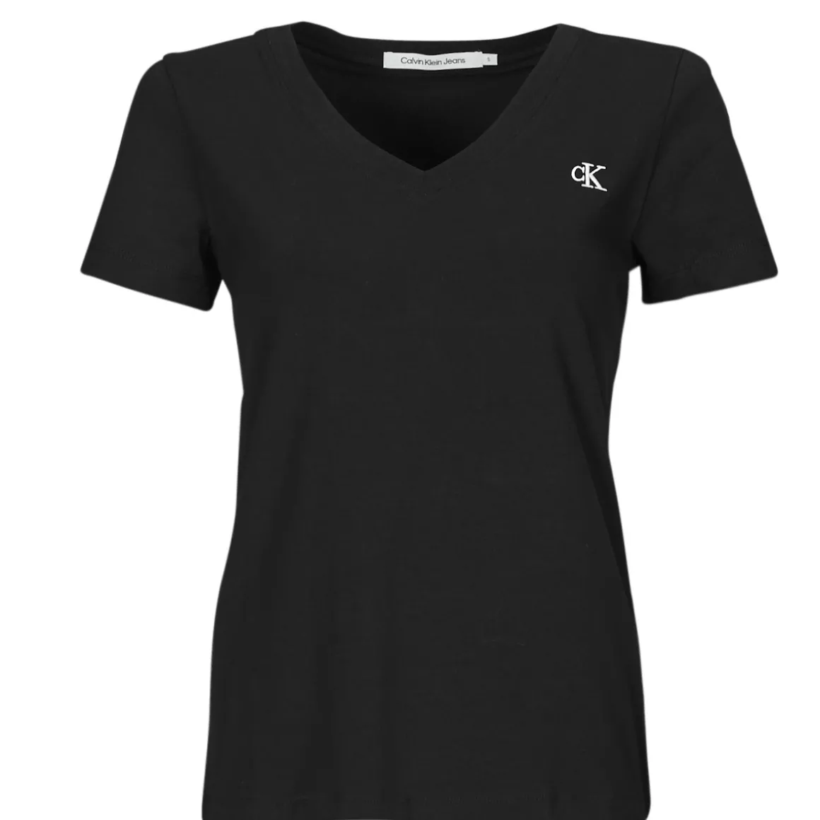Calvin Klein Jeans - CK EMBROIDERY STRETCH V-NECK