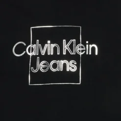 Calvin Klein Jeans - METALLIC BOX LOGO RELAXED HOODIE