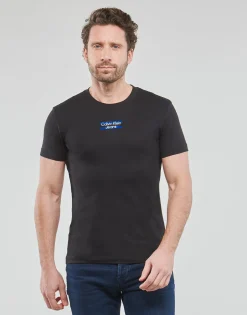 Calvin Klein Jeans - TRANSPARENT STRIPE LOGO TEE