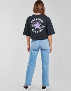 Converse - CHUCK INSPIRED HYBRID FLOWER OVERSIZED CROPPED TEE