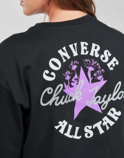 Converse - CHUCK INSPIRED HYBRID FLOWER OVERSIZED CROPPED TEE