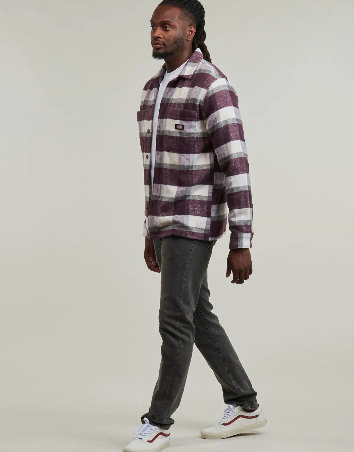 Dickies - PLAID COALING LS SHIRT