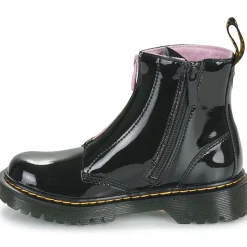 Dr. Martens - Bex Heart Zip Boot J Black Patent Lamper