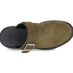 Dr. Martens - Brookline Mule DMs Olive Bronx Suede