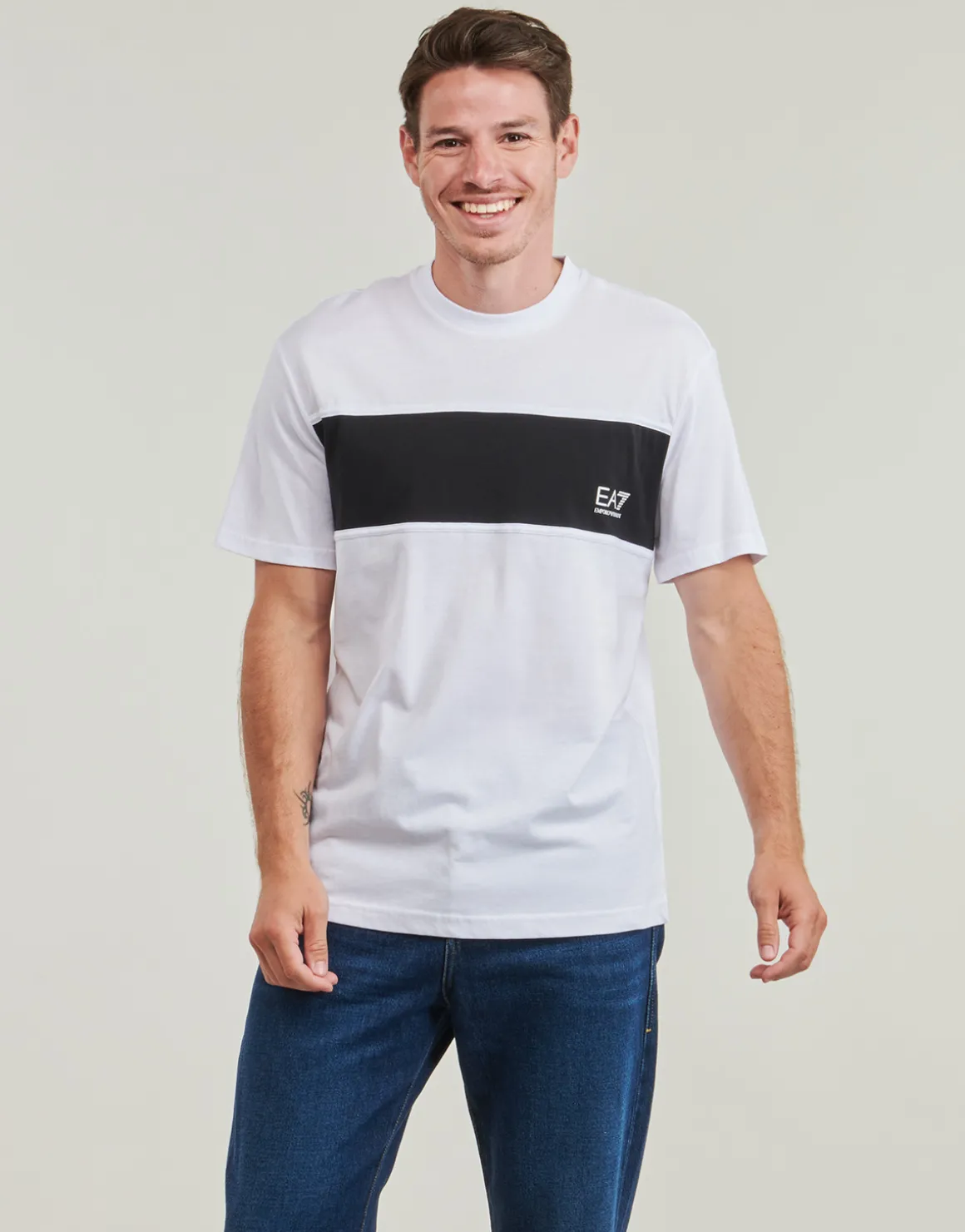 Emporio Armani EA7 - ATHLETIC COLORBLOCK TSHIRT