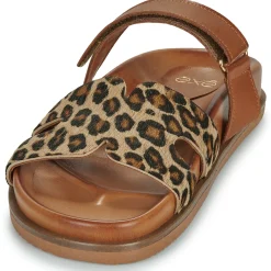Exé Shoes - 967-KIMOLOS-LEOPARD-TAN