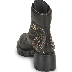 Fru.it - 8340-953-GLOVE-NERO-BROCHIE-MULTICOLOR