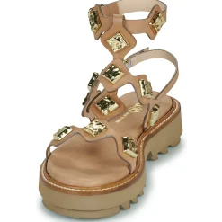 Fru.it - 9169-100-HELGA-TAUPE-TEXANO-LEGNO