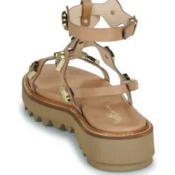 Fru.it - 9169-100-HELGA-TAUPE-TEXANO-LEGNO