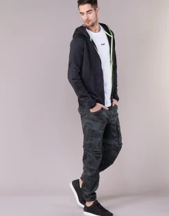 G-Star Raw - STRETT SLIM HOODED ZIP THRU SW L/S