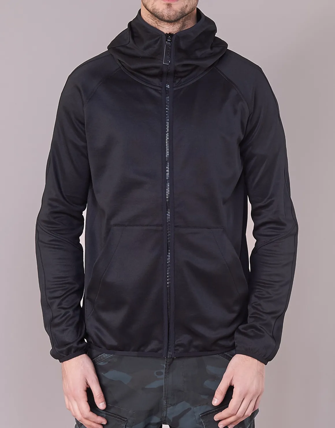 G-Star Raw - STRETT SLIM HOODED ZIP THRU SW L/S