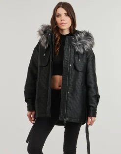 Guess - ELLY LOGO JACQUARD PARKA