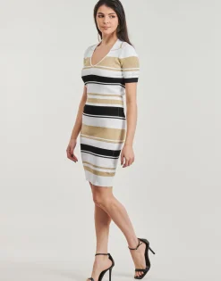 Guess - EVIE STRIPED POLO DRESS
