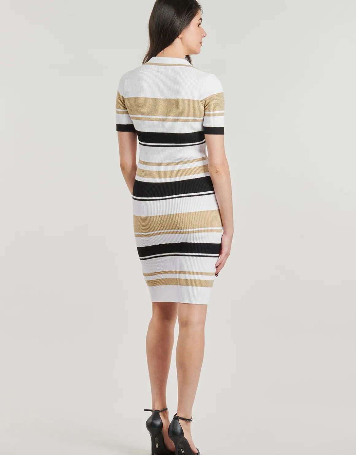 Guess - EVIE STRIPED POLO DRESS