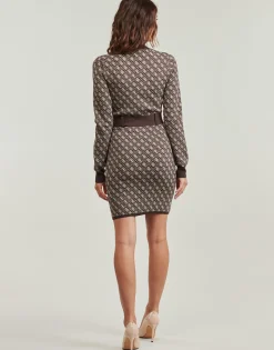Guess - LISE 4G LS BELTED DRESS SWTR