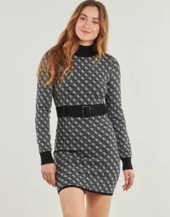 Guess - LISE 4G LS BELTED DRESS SWTR