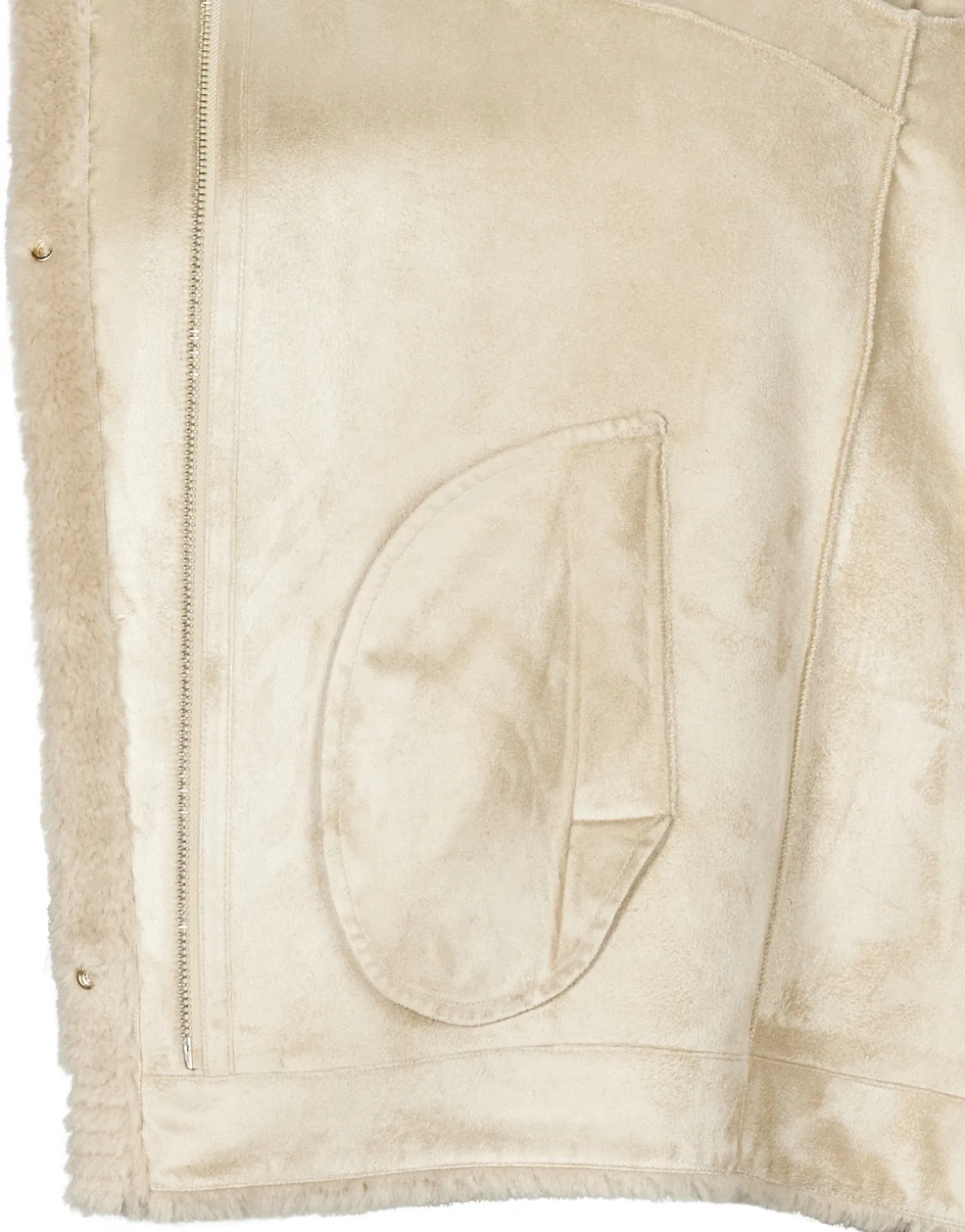 Guess - LS ELISABETTA SHEARLING COAT