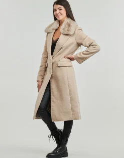 Guess - NANCY FIT COAT FAUX FUR COLLAR
