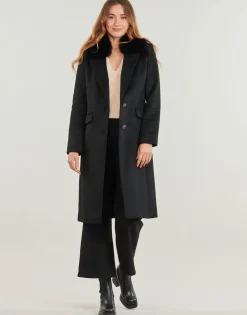 Guess - NANCY FIT COAT FAUX FUR COLLAR