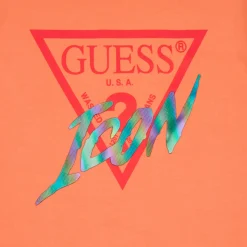 Guess - ROLLED UP SLEEVES TERRY DRESS