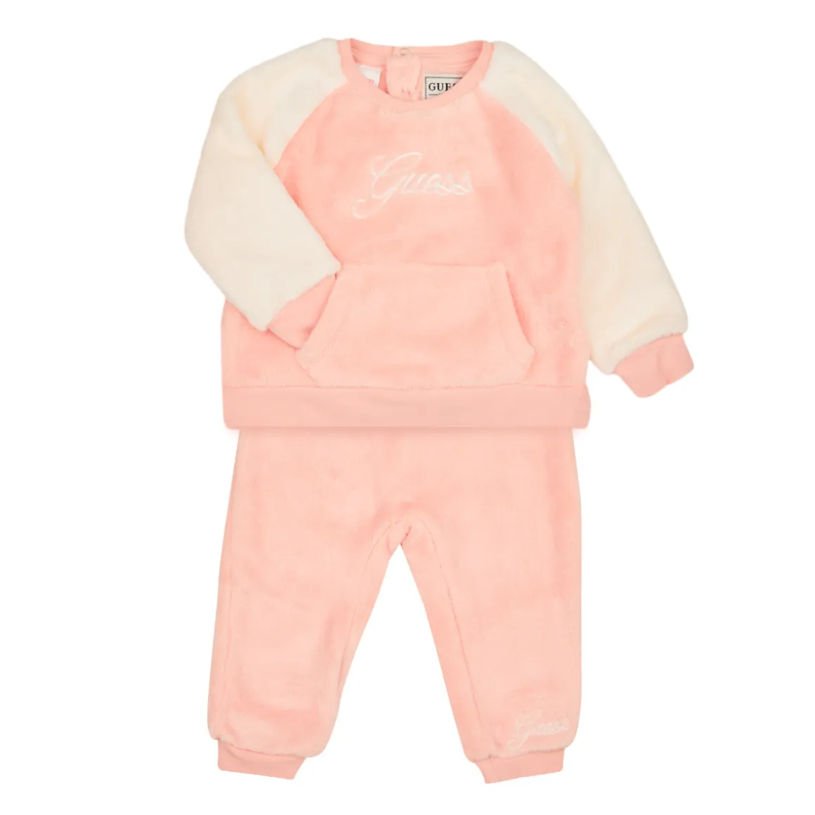 Guess - SET FAUX FUR ACTIVE TOP+PANTS