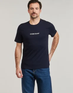 Guess - SS CN SLIM LOGO EMBRO TEE