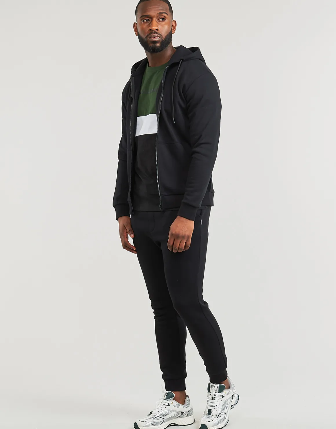 Jack & Jones - JJEBRADLEY SWEAT ZIP HOOD