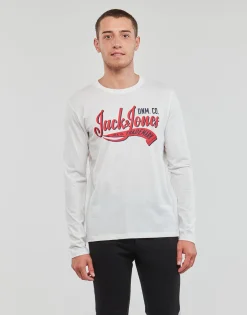 Jack & Jones - JJELOGO TEE LS O-NECK 2 COL AW23 SN