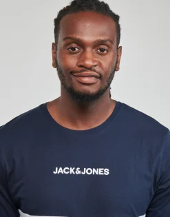 Jack & Jones - JJEREID BLOCKING TEE SS