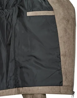 Jack & Jones - JJROCKY FAUX SUEDE BIKER JACKET