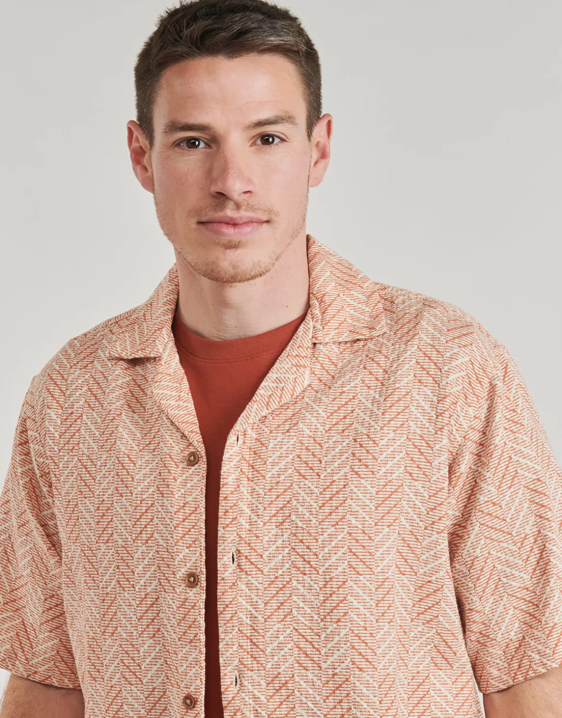 Jack & Jones - JPRBLUVINCENT PRINT RESORT S/S SHIRT SN