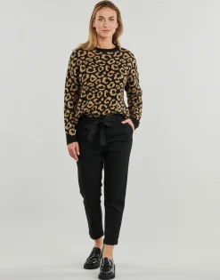 Only - ONLRITA LOOSE CHECK LYREX BELT PANT TLR