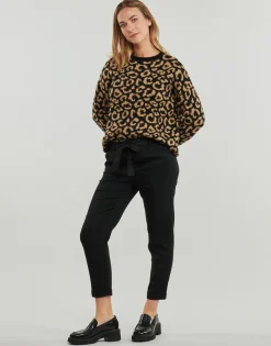 Only - ONLRITA LOOSE CHECK LYREX BELT PANT TLR