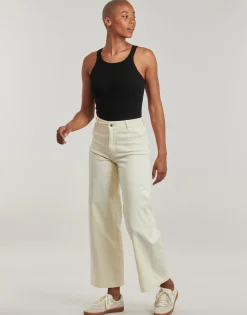 Pepe jeans - HIGH RISE WIDE CROP TANIA