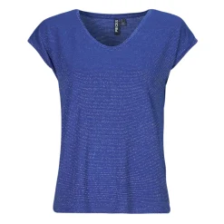 Pieces - PCBILLO TEE LUREX STRIPES