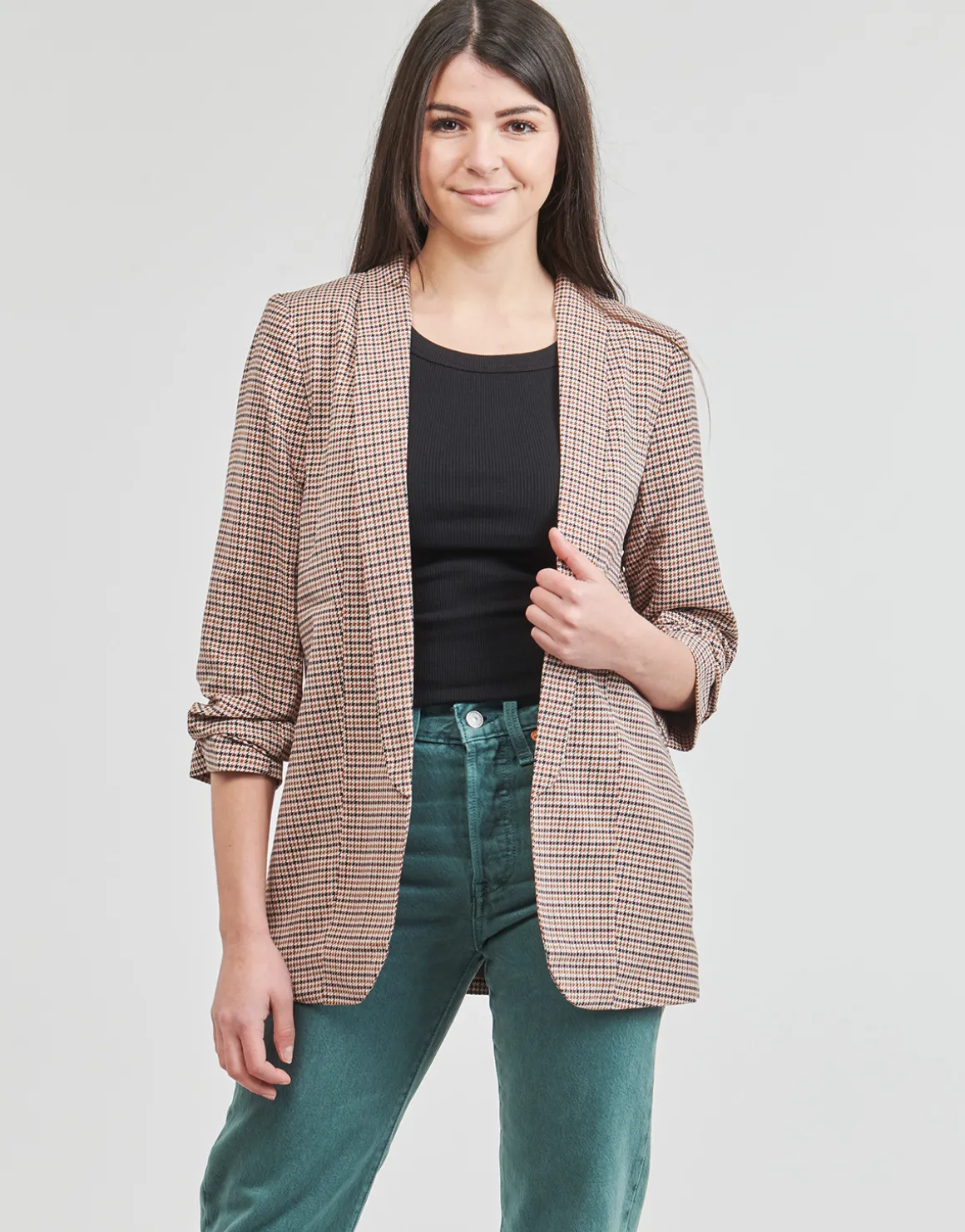Pieces - PCBOSS 3/4 PRINTED BLAZER