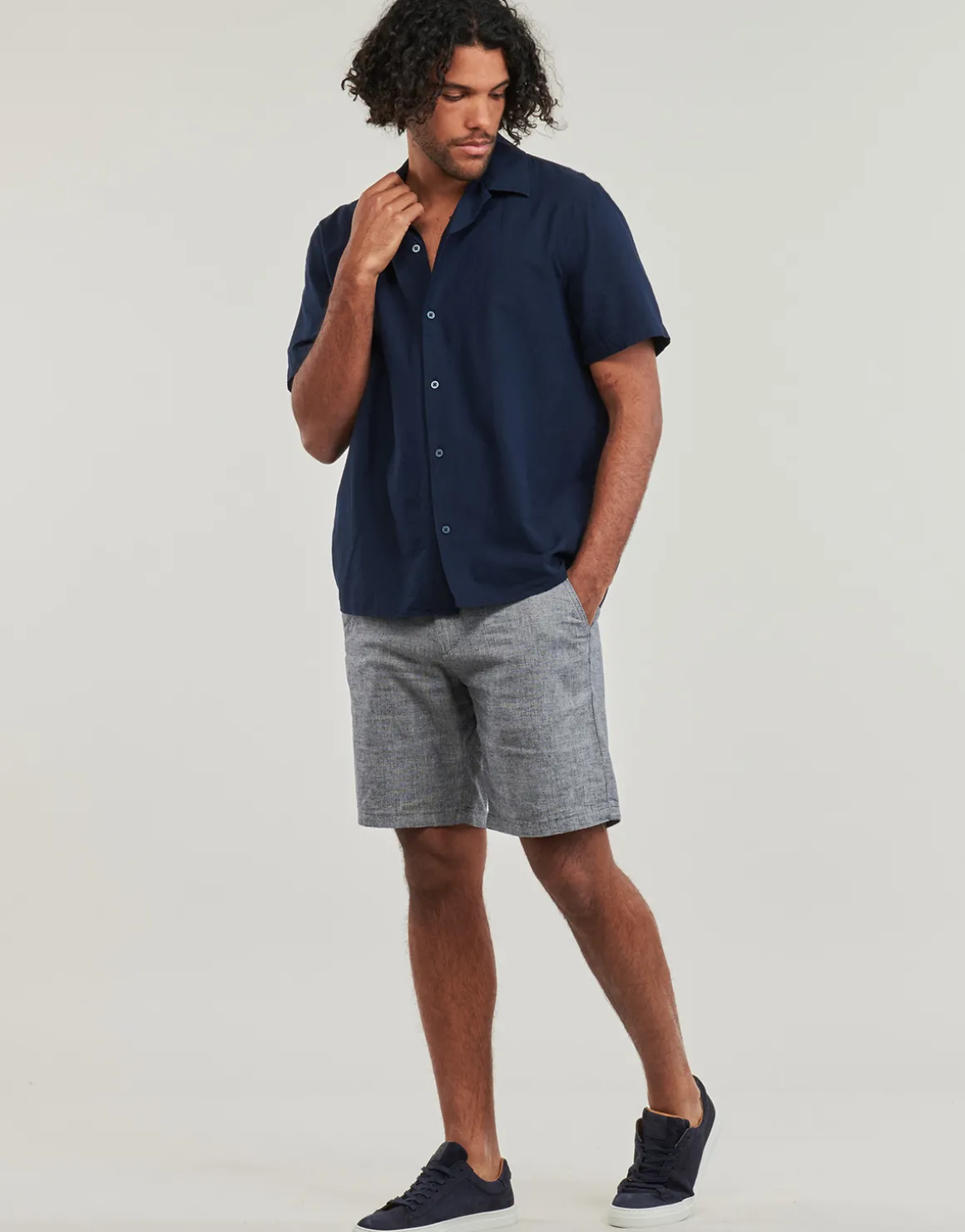 Selected - SLHREGULAR-BRODY LINEN SHORTS