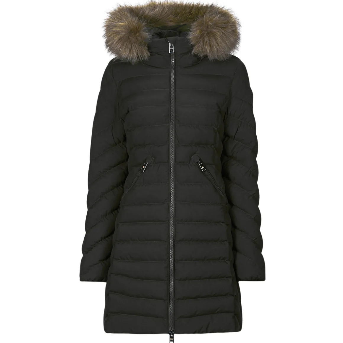 Superdry - FUJI HOODED MID FAUSSE FOURRURE