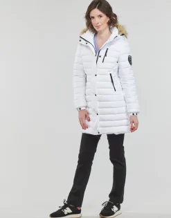 Superdry - FUJI HOODED MID LENGTH PUFFER