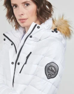 Superdry - FUJI HOODED MID LENGTH PUFFER