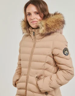 Superdry - FUJI HOODED MID FAUSSE FOURRURE