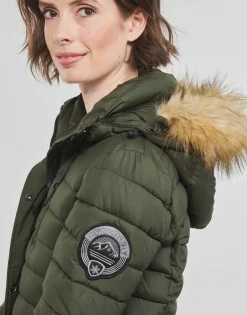 Superdry - FUJI HOODED MID LENGTH PUFFER