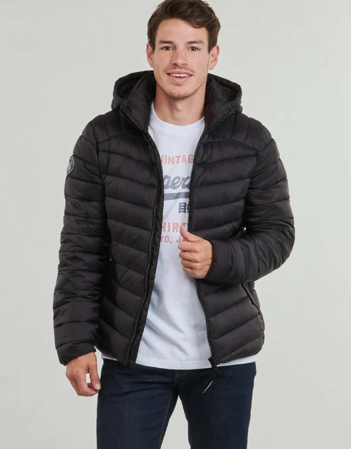 Superdry - HOODED FUJI SPORT PADDED