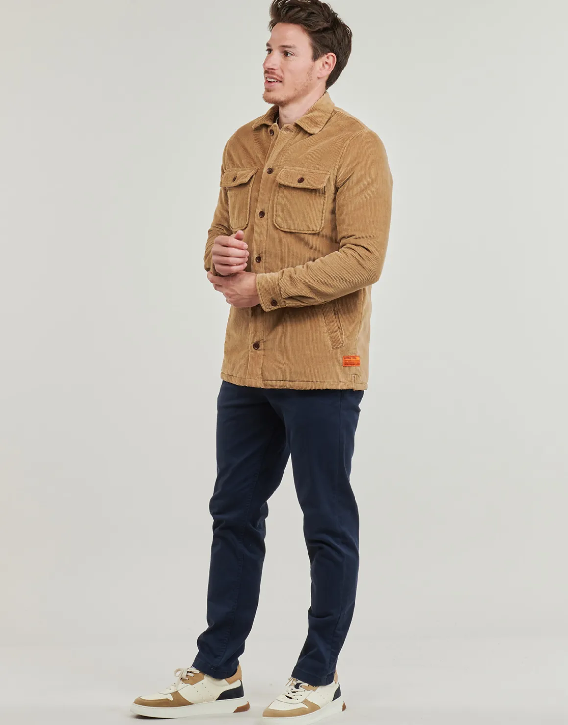Superdry - SURPLUS CORD QUILT OVERSHIRT
