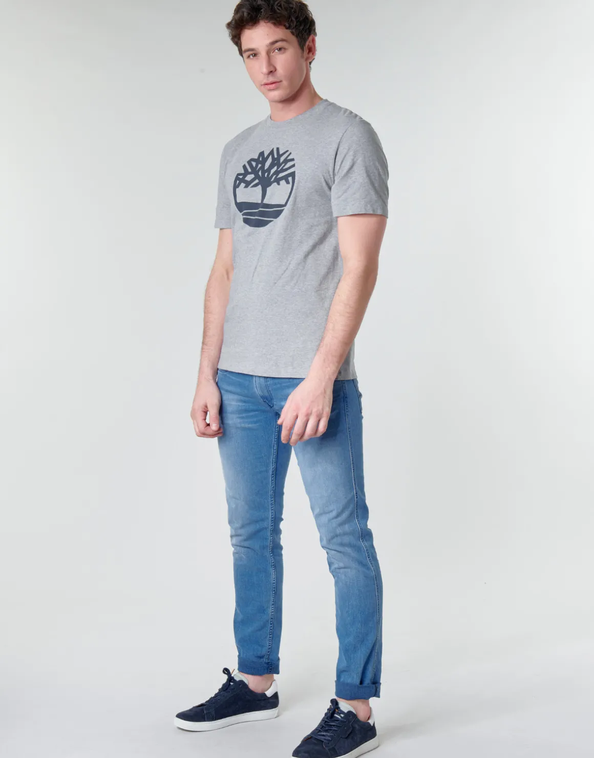 Timberland - SS KENNEBEC RIVER BRAND TREE TEE