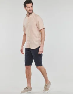 Timberland - SS MILL RIVER LINEN SHIRT SLIM