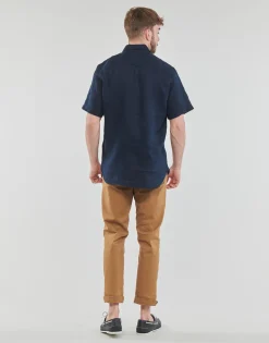 Timberland - SS MILL RIVER LINEN SHIRT SLIM