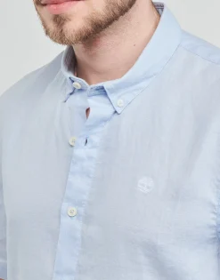 Timberland - SS MILL RIVER LINEN SHIRT SLIM
